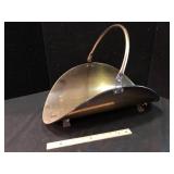 Brass Log Holder Hearth Basket