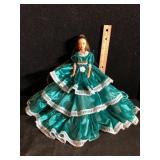 Collector Barbie Doll in Emerald Green Gown