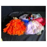 Collector Barbie Doll Red White and Blue Gown