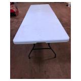 Peakform White 8ft Folding Banquet Table