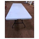Peakform White 8ft Folding Banquet Table