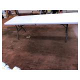 Peakform White 8ft Folding Banquet Table