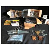 Fastening Supplies Screws Nails and Hinges Lot