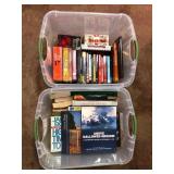 Book Variety Lot Two Totes Fiction and Nonfiction