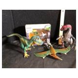 Detailed Dinosaur Figurines Schleich Style Lot