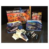 Star Trek Model Ships Figure and Kre-O Set Lot