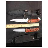 Frost Cutlery Fixed-Blade Knives Lot