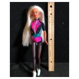 Barbie Doll Pink Black Athletic Outfit