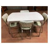 Mid-Century Chrome Formica Dinette Set
