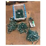Lot of LED Christmas Light Strands in Tote