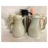 Lot of 5 Insulated Coffee Carafes Servers