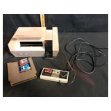 Nintendo NES Console with Game and Controller