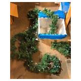 Lighted Artificial Christmas Pine Garland Lot