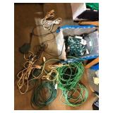 Lot of Extension Cords and Outlet Adapters