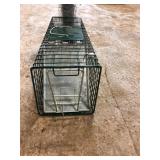 Live Animal Trap and Roll of Poultry Netting