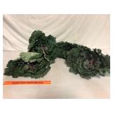 Faux Ornamental Cabbage Kale Stems Lot of 4