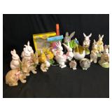 Easter Bunny and Spring Decor Lot of 20