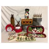 Christmas Tableware and Holiday Decor Lot