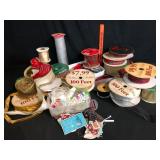 Large Lot of Craft and Holiday Ribbon Spools