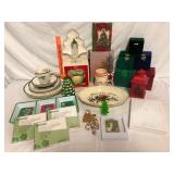 Spode Christmas Tree Dinnerware and Decor Lot
