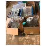 Lot of Assorted Glassware Vases and Tumblers