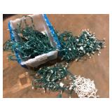Lot of White LED Christmas String Lights