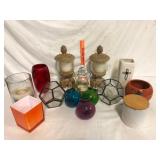 Decor Candle Holders and Vases Lot of 10
