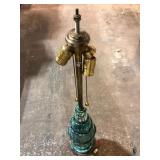 Marbro Green Ceramic Table Lamp 42 In
