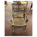 Victorian Cast Iron Garden Chair Ornate