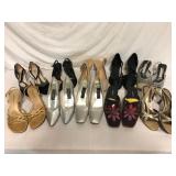 Lot of 9 Womens Dress Shoes and Heels