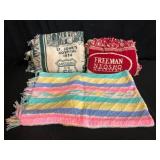 Lot of 3 Joplin Missouri and Crochet Throws