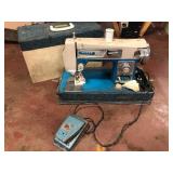Morse Zig Zag Sewing Machine with Case