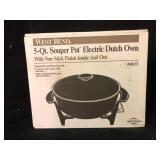 West Bend 5 Qt Souper Pot Electric Dutch Oven