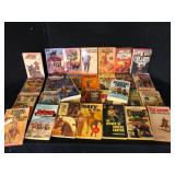 Lot of 30 Vintage Western Paperback Books