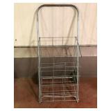 Vintage Folding Wire Shopping and Utility Cart