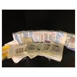 Lot of Stamped Quilt Blocks and Craft Kits