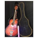 Harmony Stella Acoustic Guitar with Case