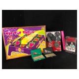 Lot of 5 Games Dominoes Checkers Tic Tac Throw