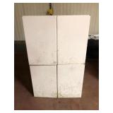 Pair of Vintage Metal 2-Door Utility Cabinets