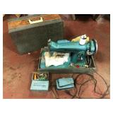 American Home De Luxe Sewing Machine with Case