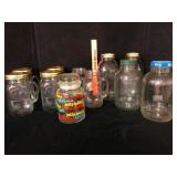 Kerr and Golden Harvest Glass Jars Lot of 11