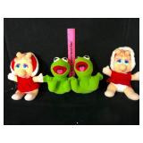 Lot of 4 McDonalds Muppet Babies Plush 1987
