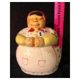 Vintage Japan Figural Cookie Jar - Dutch Lady