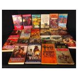 Lot of 22 Vintage Western Paperback Novels