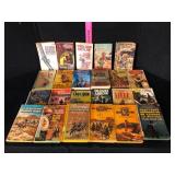 Lot of 23 Vintage Western Paperback Novels
