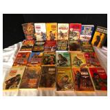 Lot of 25 Edge Adam Steele and Fred Grove Westerns