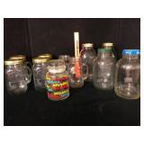 Kerr and Golden Harvest Glass Jars Lot of 11
