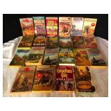 Lot of 22 Western Paperbacks Lutz Fox Johnston