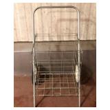 Vintage Folding Wire Shopping Cart