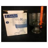 Anchor Hocking Monaco Glass Trifle Bowl in Box